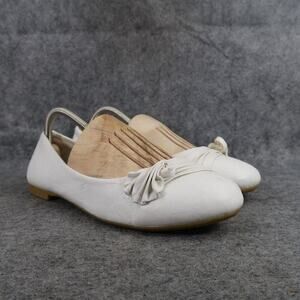 Shoes Womens 10 Ballet Flats Slip On Retro White Classic Vintage Casual